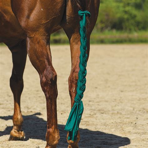 horse fake tail bag|braided tail bags for horses.